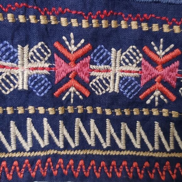 JOHNNY WAS MAXI EMBROIDERED COUNTRY FLORAL BOHO BOHEMIAN SKIRT MEDIUM SMALL S - Picture 14 of 16